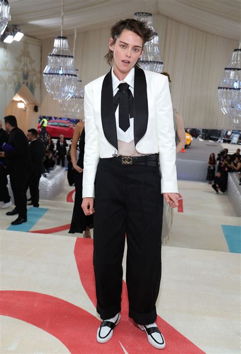 kristen stewart met gala suit.